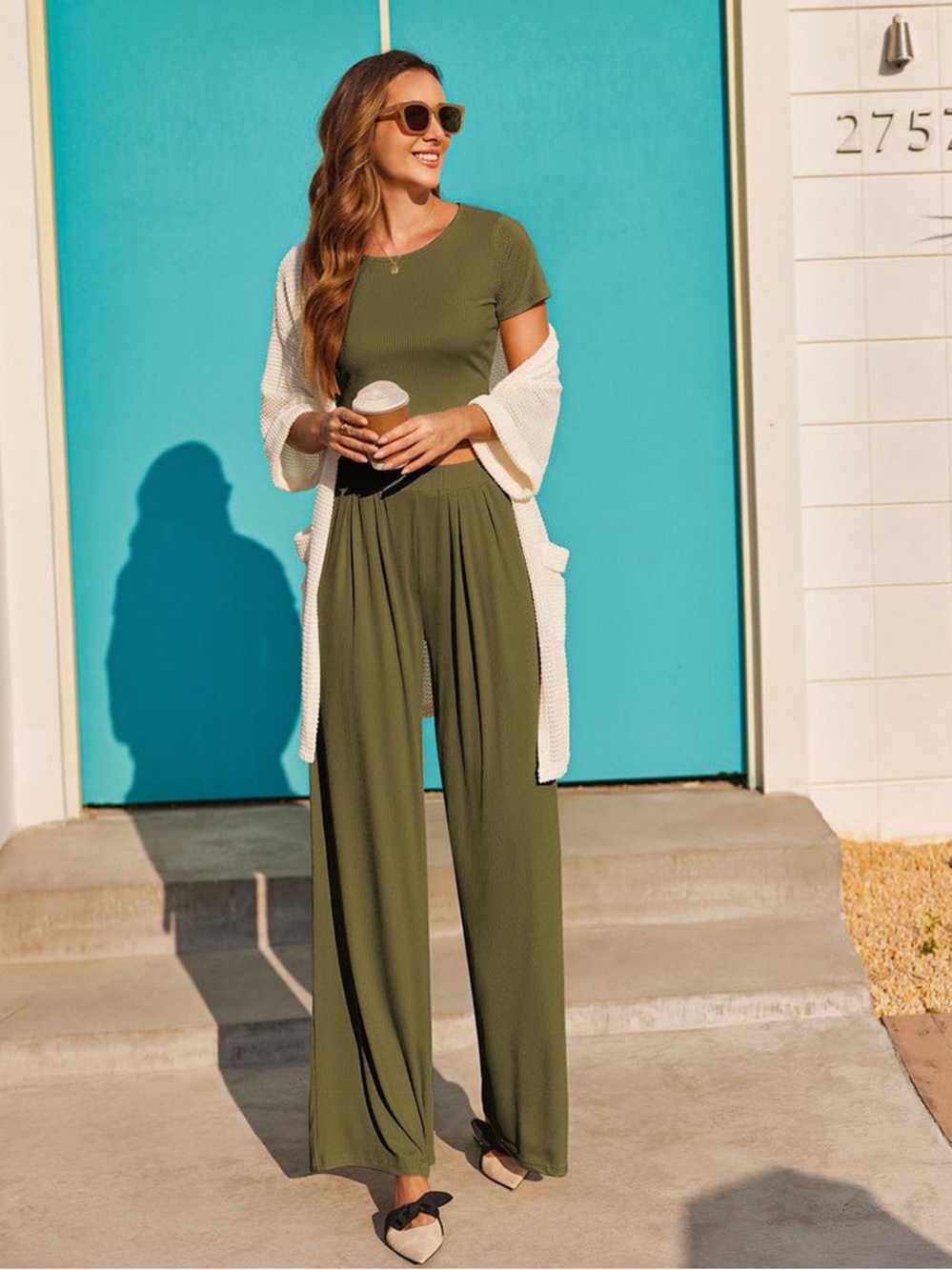 Olive Green Lounge Pants